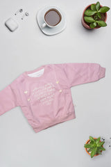Heart Quote Pink Sweatshirt