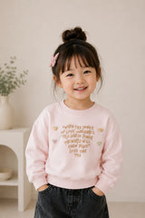 Love Peace Pink Sweatshirt