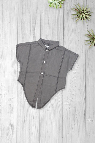 Urban Edge Denim Top