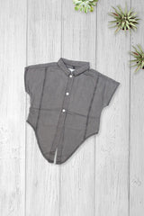Urban Edge Denim Top