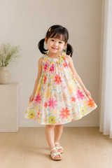 Blossom Breeze Floral Toddler Dress