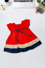 Ruby Charm Colorblock Frock