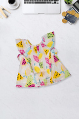 Tutti Frutti Flutter Top