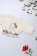 Snowy Kitty Frill Jacket