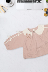 Kitty Collar Pink Jacket