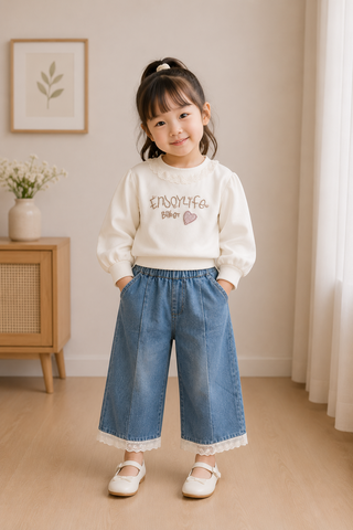 Enjoy Life Denim Pant Set