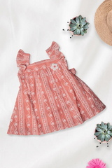 Blush Lace frill Dress
