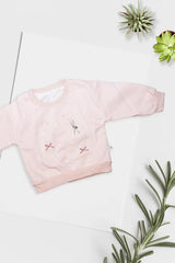 Pastel Charm Bow Sweatshirt
