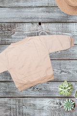 Floral Charm Beige Sweatshirt