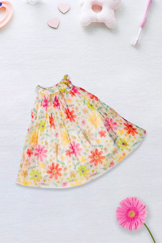 Blossom Breeze Floral Toddler Dress