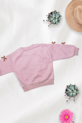 Hi Bear Bow Sleeve Sweatshirt