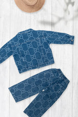 Monogram Denim Co-ord Set