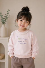 Love House Frill Pink Sweatshirt