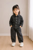 Black Denim Co-ord Set