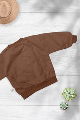 Urban Text Brown Sweatshirt