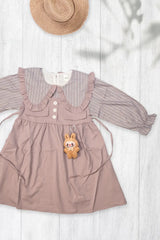 Dusty Pink Bunny Charm Dress