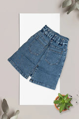 Classic Blue Denim Skirt
