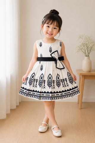 Midnight Feather Party Dress