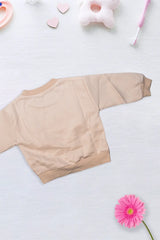 Love Quote Beige Sweatshirt