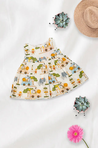 Jungle Safari Printed Frock