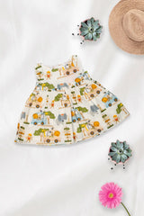 Jungle Safari Printed Frock