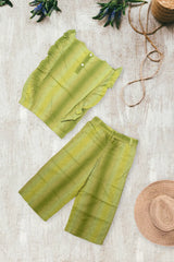 Lime Ruffle Co-ord Set