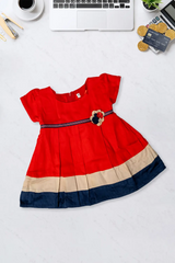 Ruby Charm Colorblock Frock