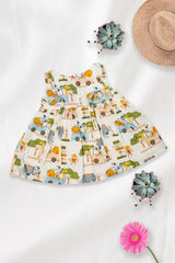 Jungle Safari Printed Frock