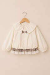 Snowy Kitty Frill Jacket