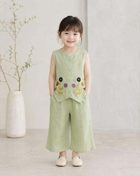 Green Floral Co-Ord Set