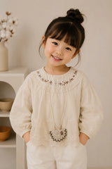 Elegant Lace Embroidered Baby Dress