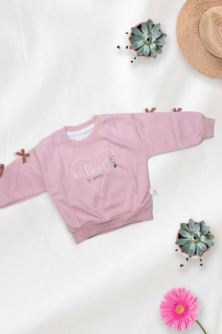 Hi Bear Bow Sleeve Sweatshirt