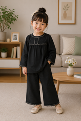 Midnight Elegance Ethnic Co-Ord Set
