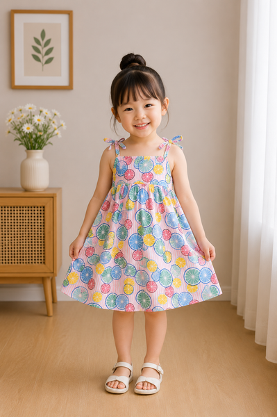 Candy Citrus Summer Dress