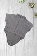 Urban Edge Denim Top