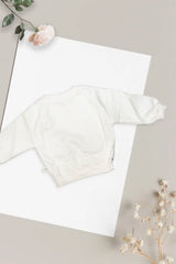 Floral Bliss White Sweatshirt