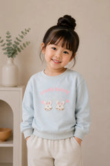 Lovely Bunny Sky Blue Sweatshirt