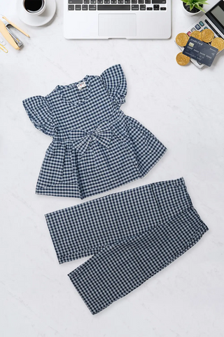 Classic Gingham Bow Co-Ord Set