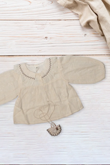 Vintage Lace Collar Baby Dress