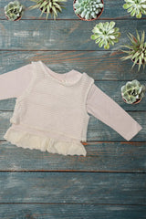 Pastel Lace Layered Baby Top