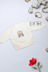 Cute Bear Patch Sweatshirt