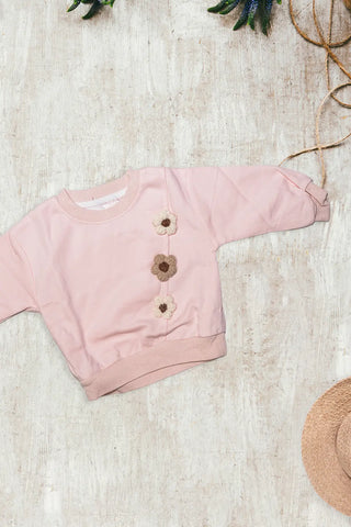 Blush Floral Sweatshirt