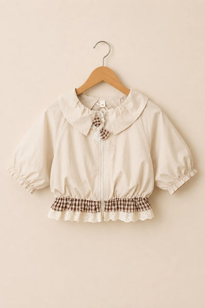 Cream Kitty Lace Jacket
