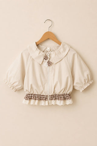 Cream Kitty Lace Jacket