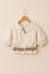 Cream Kitty Lace Jacket