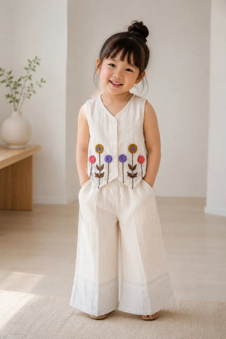 Ivory Floral Co-ord Set