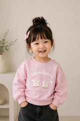 Lovely Bunny Pink Sweatshirts