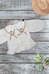 Sweet Bow Collar Baby Top