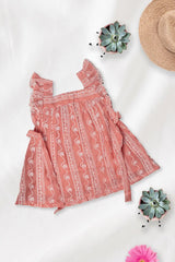Blush Lace frill Dress