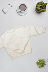 Love Heart Cream Sweatshirt